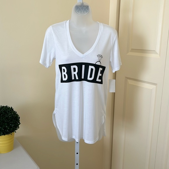 V-Neck BRIDE Tee - Picture 1 of 2